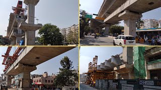 Bengaluru's First Road cum Rail Double Decker Flyover construction progress