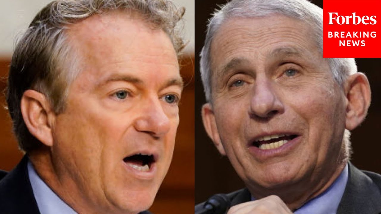 Rand Paul Blows Up At Dr. Fauci Over Masks During Senate Hearing - YouTube