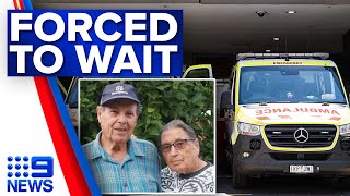 Victorians wait hours for help as Ambulance Victoria overwhelmed | 9 News Australia