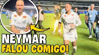 NEYMAR FALOU COMIGO NA ESTREIA PELO SANTOS 😭 ainda sem acreditar!