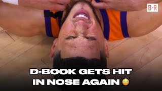 Paul George Elbows Devin Booker's Nose In Game 6