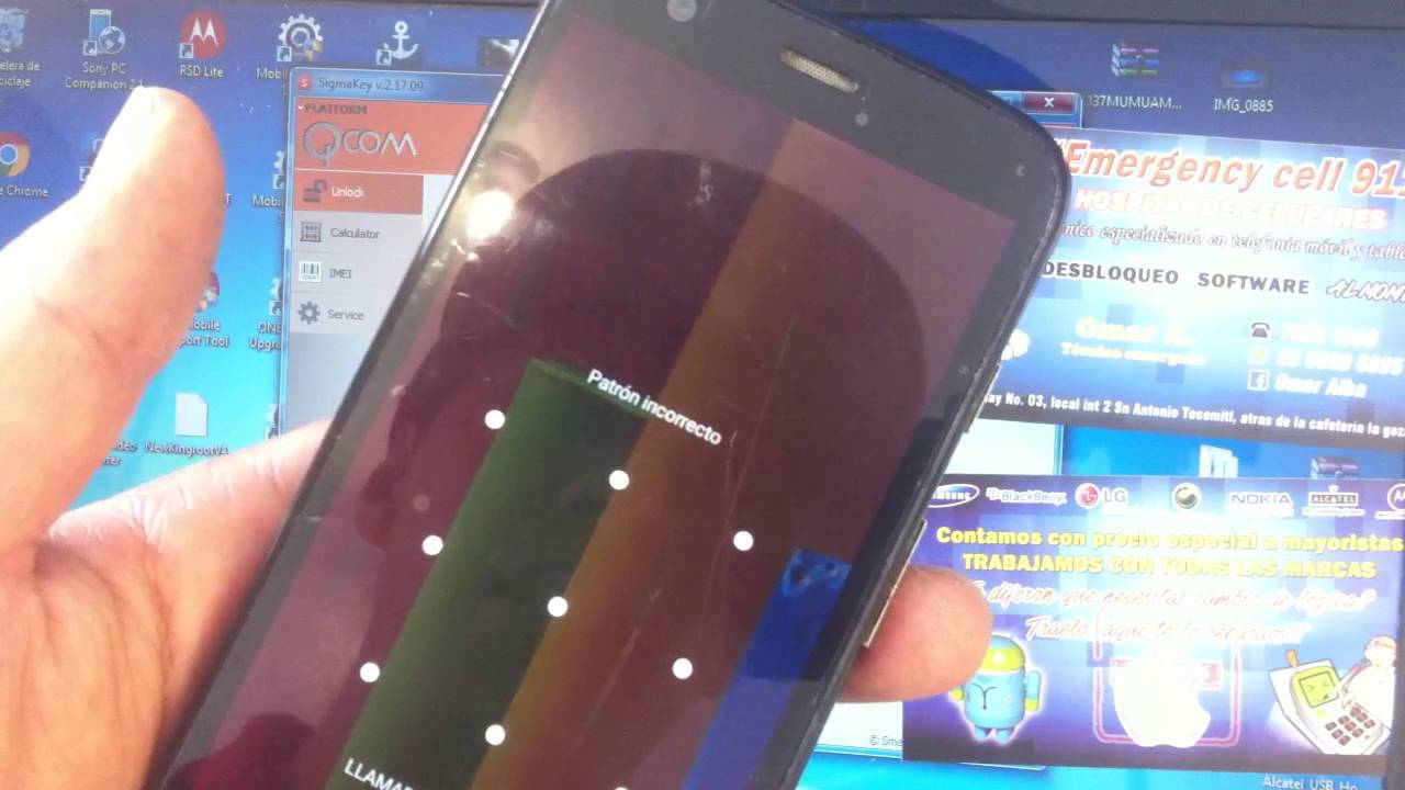 Unlock Liberacion Moto G XT1032 Sin Root Con Sigmakey - YouTube