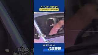 狗子“开车”撞到路边摊？竟是司机忘拉手刹导致溜车！