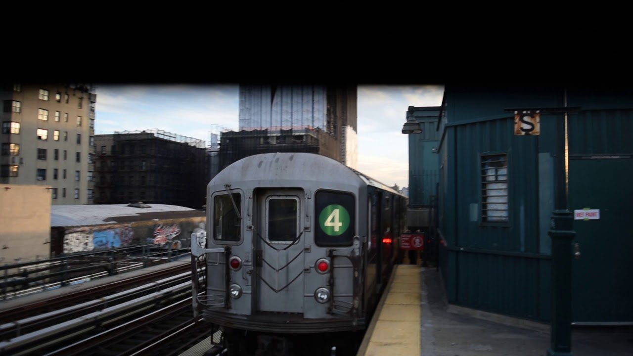 RARE! Manhattan-bound R62A (4) Train Leaving 161st Street-Yankee ...