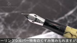 Montegrappa モンテグラッパ 万年筆 リミテッドエディション ナツィオナーレ グリーンマーブル 14Kフレックス/EF