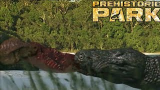 Albertosaurus vs Deinosuchus, Prehistoric Park (Ep 6)