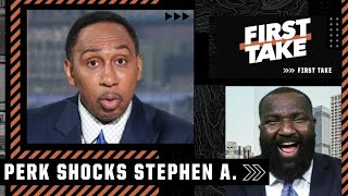 Stephen A. is shocked by Perk’s Finals prediction 👀 | First Take