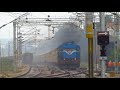 aggressive wap4 vs furious wdm3d perfect crossing indian railways