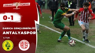 Darıca Gençlerbirliği 0-1 Antalyaspor Maç Özeti (Ziraat Türkiye Kupası 5.Tur) 20.12.2018