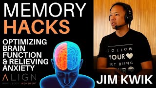 Jim Kwik - Memory Hacks, Optimizing Brain Function, Relieving Anxiety | Ep. 246