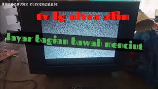 tv lg ultra slim layar bagian bawah kurang full dan melebar kanan kiri