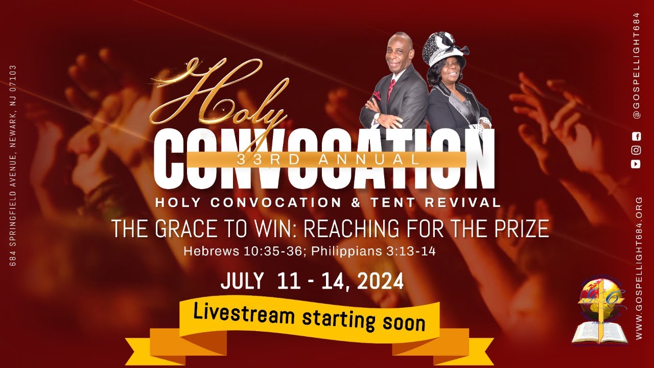 33rd Annual Holy Convocation Saturday Night Youtube