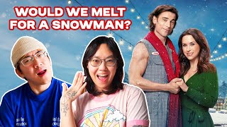 She fell in love with a snowman?? ☃️ Reacting to Hot Frosty on Netflix