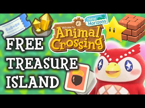 Visit A TREASURE ISLAND | Animal Crossing New Horizons - YouTube