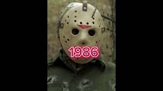 Jason Voorhees Evolution 1980 - 2009 #shorts #viral #horror #jasonvoorhees