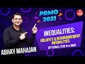 PRMO 2021 - INEQUALITIES | Holder's and Rearrangement Inequalities | PRMO Exam | Abhay Sir | Vedantu