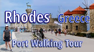 Rhodes, Greece - Cruise Port Walking Tour ( #旅遊足跡 ) #walkingtour #rhodesgreece #greece #medieval