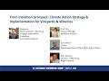 From Intention to Impact: Climate Action Strategy & Implementation for Vineyards & Wineries