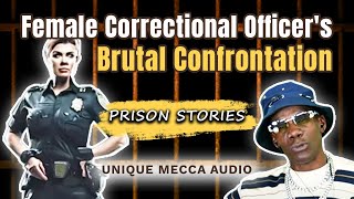 Shocking Incident: Female Correctional Officer's Brutal Confrontation