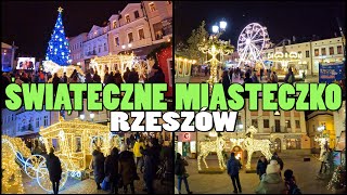 ŚWIĄTECZNE MIASTECZKO Rzeszów - Christmas Market Rzeszów Poland [4k]