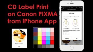 Canon CD Label Print App for Smart devices