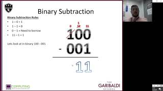 KS3 Computer Science Binary Subtraction