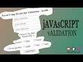 javascript form validation | javascript checkbox | javascript radiobutton
