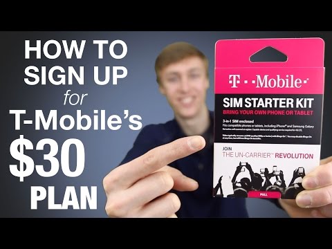 How To Sign Up For T-Mobile's $30 Prepaid Plan! How To Sign Up For T-Mobile's $30 Prepaid Plan!