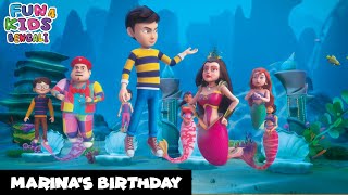 মেরিনার জন্মদিন | Rudra রুদ্র 58 | Marina's Birthday | Super Cartoon Story | Fun 4 Kids - Bengali