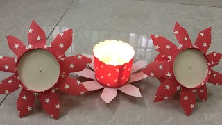 DIY papers cup - Lantern កែវក្រដាស