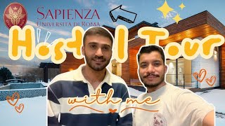 Hostel Tour Of University Of Sapienza Rome Italy Complete Tour