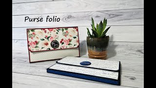 Espresso project #1 - Purse Folio - Project share & Tutorial