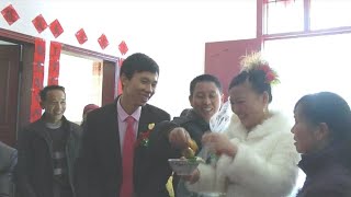 江西小伙娶个湖北媳妇，看下他家乡结婚习俗什么样！