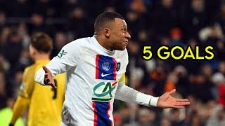 Kylian Mbappe Scores 5 Goals vs Pays de Cassel | 2023 HD