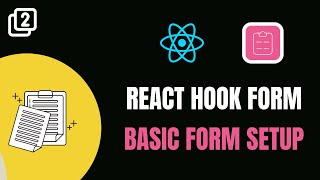 #2 REACT HOOK FORM 📝 - FORM SETUP 🚀 | #codewithaswin #yt #reactjs #forms #introduction #setup