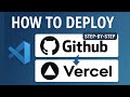 How to Deploy Project on Vercel from GitHub | Host GitHub ReactJS App & Website on Vercel Easily 🔥