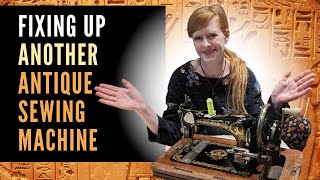 UNBOXING and Cleaning An Antique FRISTER \u0026 ROSSMAN Sewing Machine - Made In 1919 Germany