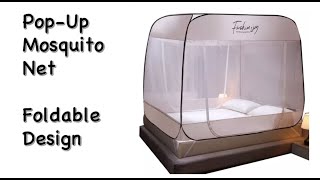 Pop-up Mosquito Net Foldable Tent Portable Folding Design with Full Net Bottom