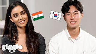 Korean Guy Blind Dates with Beautiful Indian Celebrity For the First Time! (Ft. Sakshma)