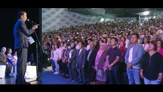 Canda & Tawa “Konser” Presiden Jokowi di Australia
