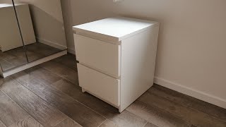 Assembling IKEA furniture - MALM - 2-drawer chest (Chest of 2 drawers)