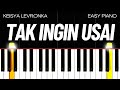 Keisya Levronka - Tak Ingin Usai (EASY PIANO TUTORIAL)