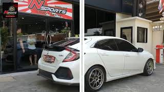 Honda Civic FK จัดล้อ Wedssport TC105N 18x8.5+32 5-114.3  by Nsports