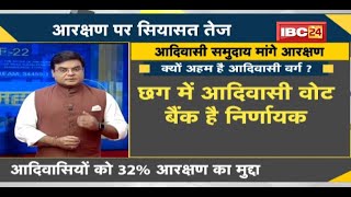 NEWS DECODE : CG में गरमाया आदिवासियों के 32% आरक्षण का मुद्दा। BJP नेताओं ने निकाला पैदल मार्च