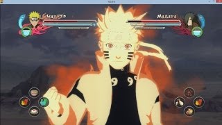 Ultimate Ninja Storm 3 Full Burst PC Naruto Sage Mode Sixth Paths Awakening VS Rikudou Madara