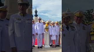 ร่วมพิธีวางพานพุ่มดอกไม้ถวายราชสักการะพระบาทสมเด็จพระบรมชนกาธิเบศร มหาภูมิพลอดุลยเดชมหาราช บรมนาถบฯ