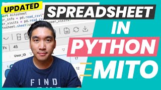 How to effortlessly work with spreadsheets in Python using MITO