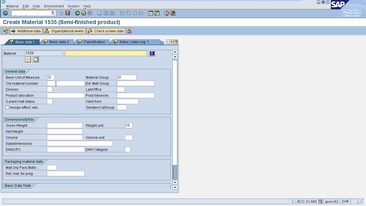Sap Material Master Youtube