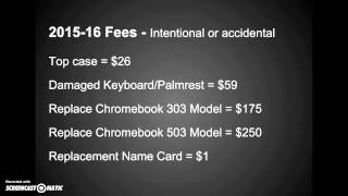 CCSD Chromebook 1:1 Info & Policy