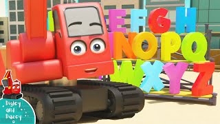 Alphabet - Learn Your ABC's - Construction Songs for Kids | Digley and Dazey
